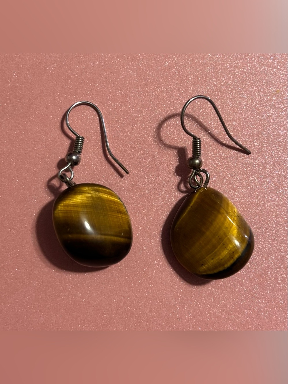 Tigers Eye Earrings